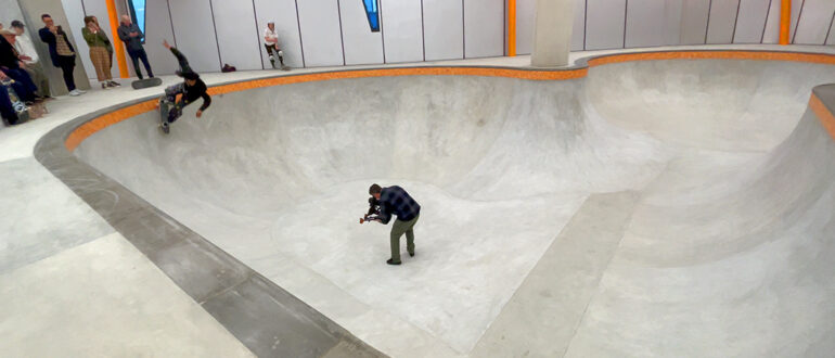 The One Show - skate park featuring Olympic pro-skater Jordan Thackeray