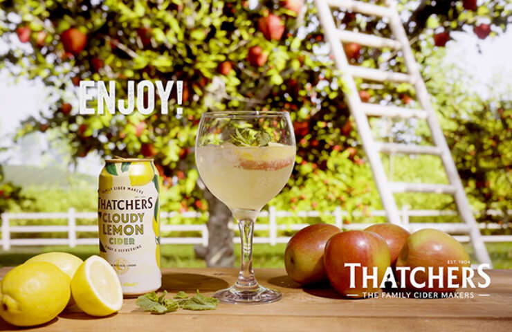 Thatchers Cloudy Lemon Cider Livescene demo